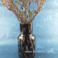 Leopard Tortoise Shell Glass Vase black leopard vase